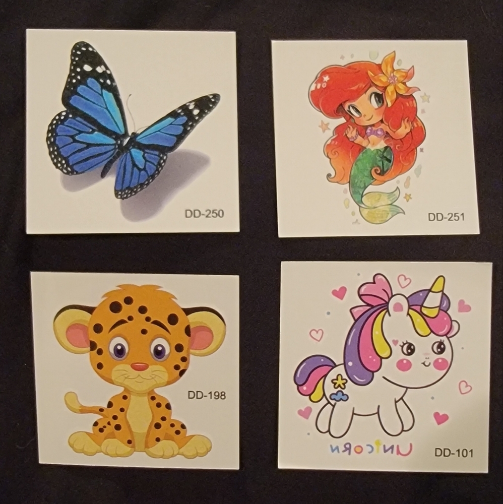 New Temporary Tattoo Set